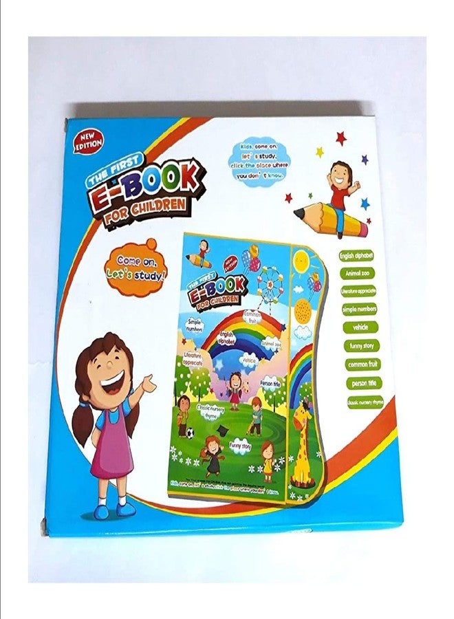 Little Buddy Educational Learning E-Book for Children with Interesting Game and Learning Content, Baby Good Partners, Early Education Good Helper for Children - Image 1